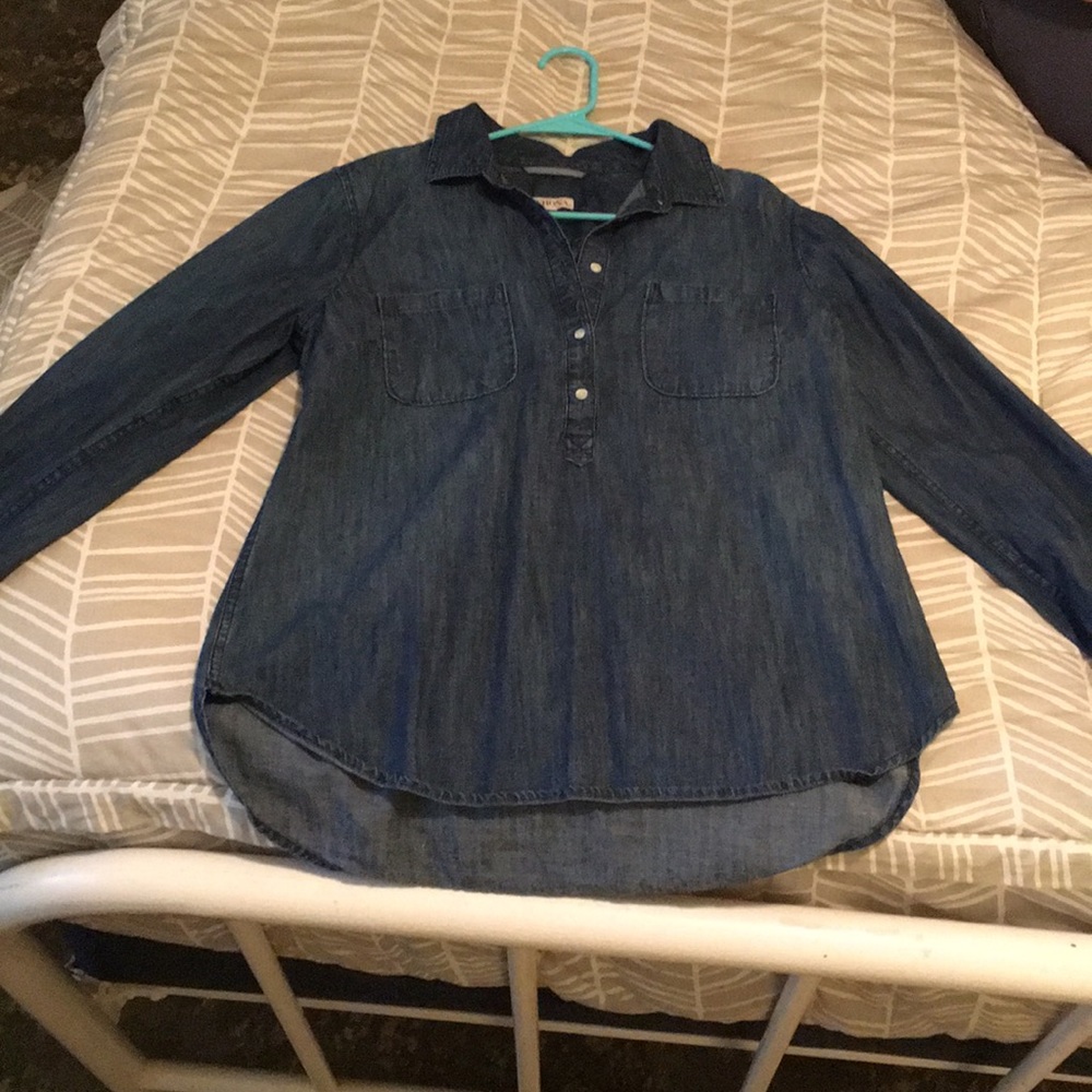 Denim shirt size large